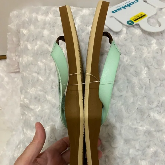 Cobian Ladies Bethany Kealia Flip Flop Sandals in Seafoam Green - 8 - Picture 6 of 6